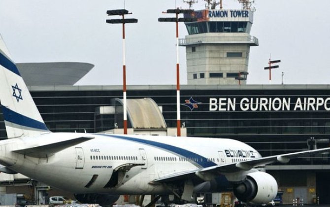 İsrailin hava limanında bütün uçuşlar dayandırılıb