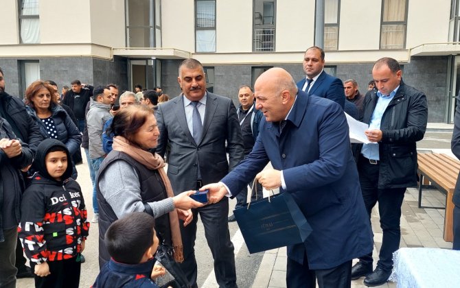 Növbəti köç karvanı Füzuli şəhərinə çatdı - YENİLƏNİB + FOTO