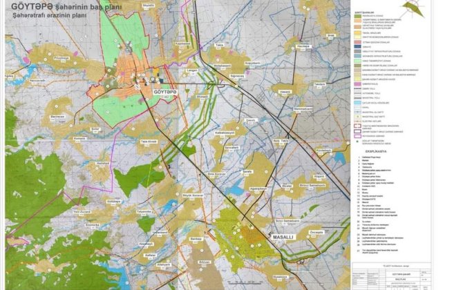 Cəlilabadın Göytəpə şəhərinin Baş planının təqdimatı olub