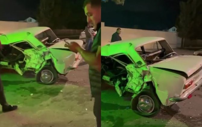 Buzovnada qorxunc avtoqəza - VİDEO