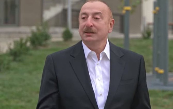 Prezidentin kövrəldiyi anlar - VİDEO