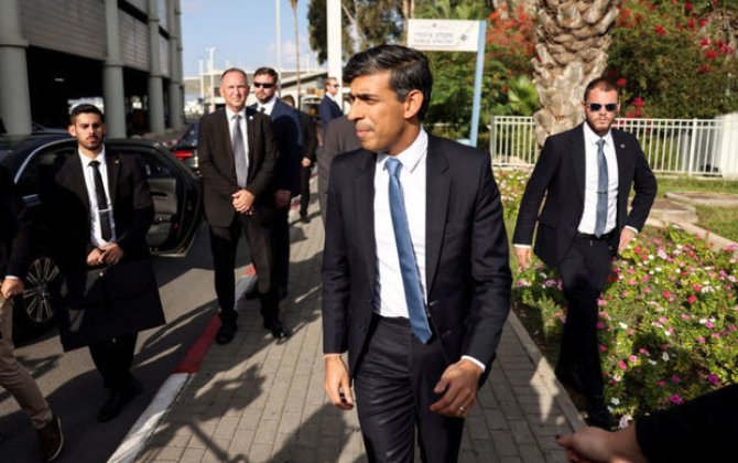 Böyük Britaniyanın baş naziri İsrailə gəlib - FOTO