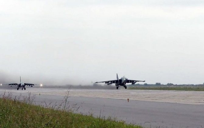 Azərbaycan və Türkiyənin döyüş təyyarələri havaya qalxdı - VİDEO