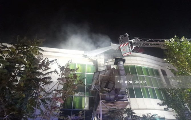 Naxçıvanda toy keçirilən restoranda yanğın olub - FOTO/VİDEO