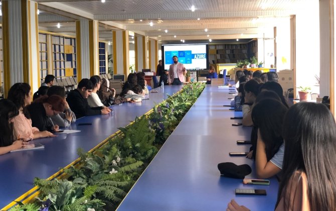 BDU tələbələri üçün infosessiya: “Bulud texnologiyası” - FOTO