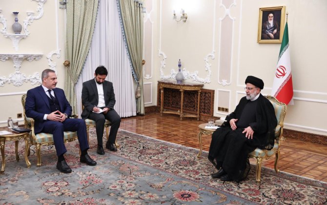 Hakan Fidan İran Prezidenti ilə görüşüb