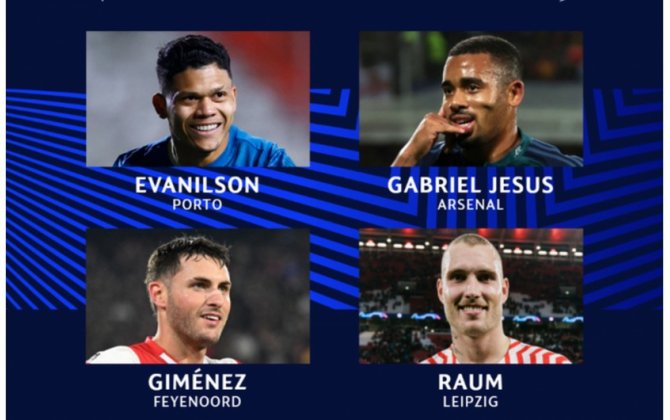 Çempionlar Liqasında həftənin ən yaxşı oyunçusu adına namizədlər müəyyənləşib