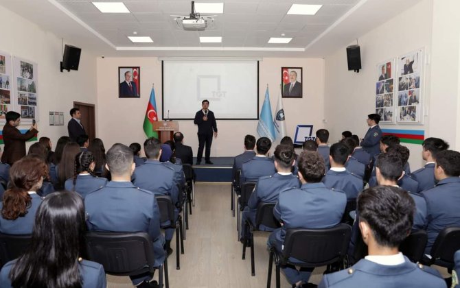 Gömrük Akademiyasında “TGT nədir?” mövzusunda infosessiya keçirilib - FOTO
