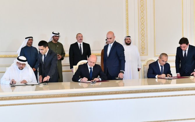 Azərbaycanla BƏƏ-nin “Masdar” şirkəti arasında sənədlər imzalandı