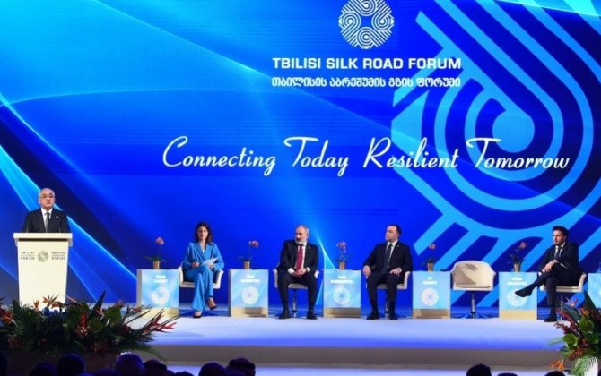 Tbilisidə 4-cü İpək Yolu Beynəlxalq Forumunda Azərbaycanın regiondakı rolu xüsusi qeyd olunub