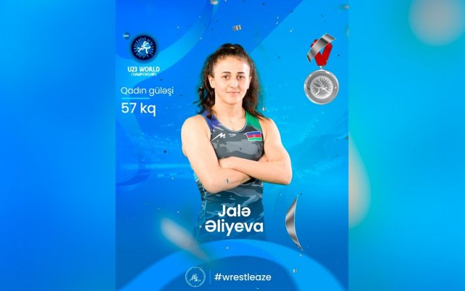 Azərbaycan güləşçisi dünya ikincisi olub