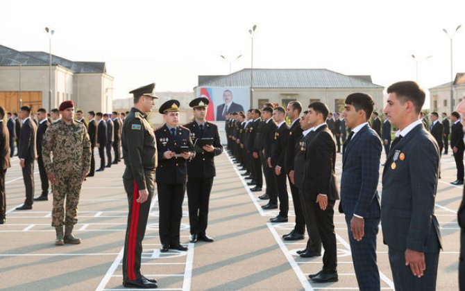 Вилаят Эйвазов провел прием граждан и строевой смотр в Агджабеди - ФОТО/ВИДЕО