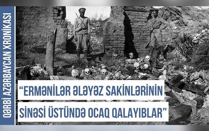 Qərbi Azərbaycan Xronikası: “Ermənilər Ələyəz sakinlərini diri-diri yandırıblar”