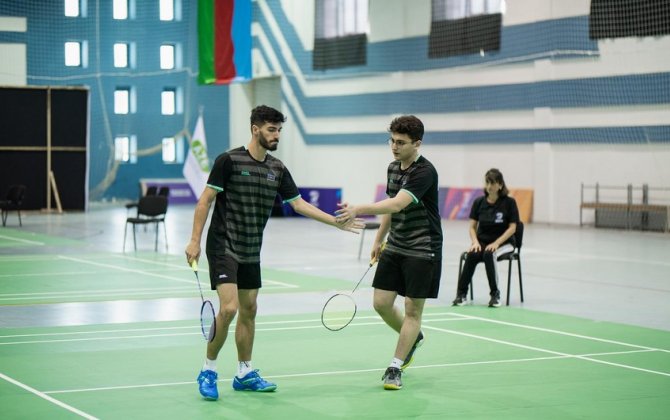 Şamaxıda keçirilən beynəlxalq badminton turnirinin yarımfinalçıları müəyyənləşib