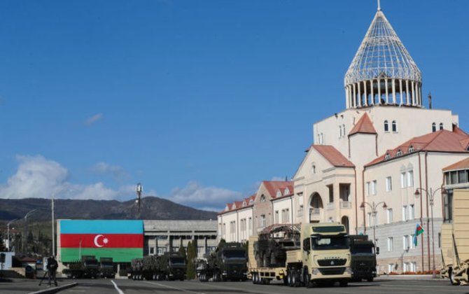 Prezident: “Heç vaxt şübhə etmirdim ki, Xankəndidə Azərbaycan Bayrağı altında hərbi parad keçiriləcək”