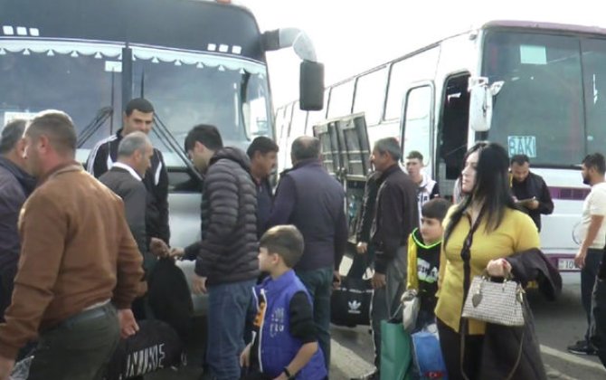 Rayon avtovağzallarında sıxlıq yaşandı - VİDEO