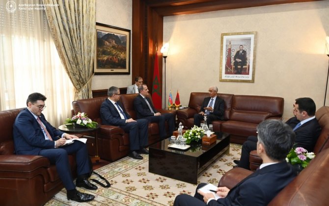 Ceyhun Bayramov Mərakeşin Nümayəndələr Palatasının sədri ilə parlamentlərarası ələqələri müzakirə edib
