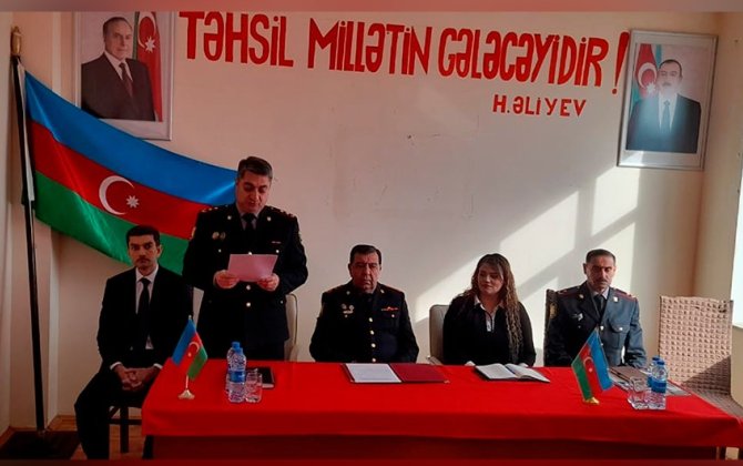 Şabranda “Narkomaniyaya yox deyək” mövzusunda maarifləndirmə tədbiri keçirilib