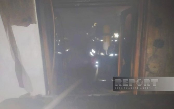 Naxçıvanda fərdi yaşayış evində baş verən yanğın söndürülüb