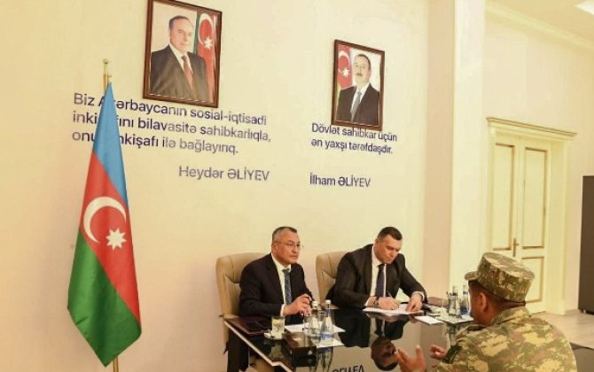 Dövlət Komitəsinin sədri Ağdamda vətəndaşları qəbul edib -xa0FOTOLAR