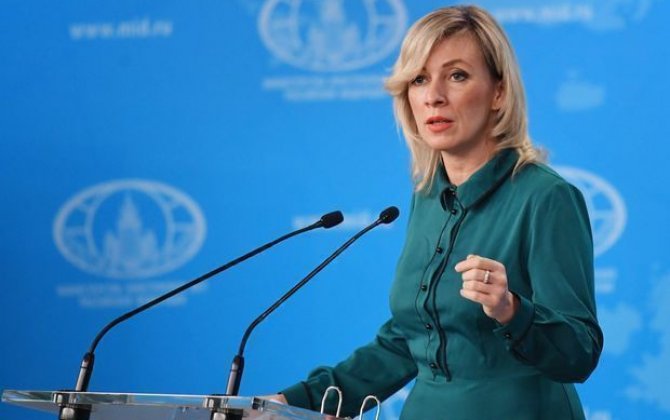 Zaxarova: “Qərb Cənubi Qafqazı geosiyasi qarşıdurma meydanına çevirməyə çalışır” - VİDEO