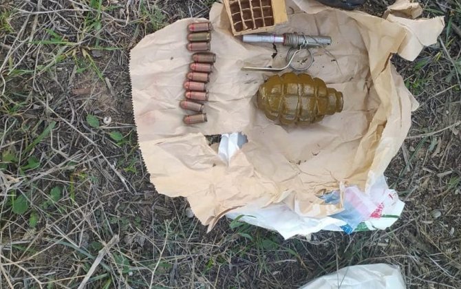 Şüvəlanda əl qumbarası və mərmilər aşkarlanıb