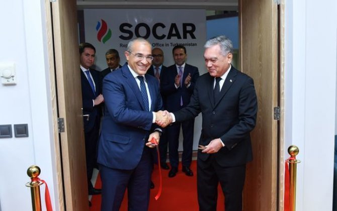 Türkmənistanda SOCAR-ın ofisi açıldı - FOTO