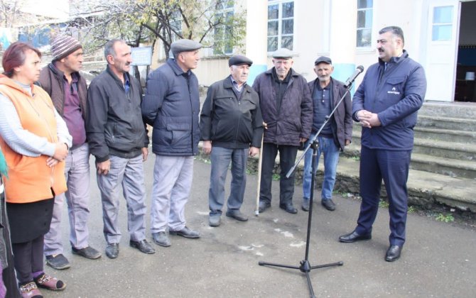 “Açıq mikrofon” aksiyası Quşçu kəndində keçirildi - FOTOLAR