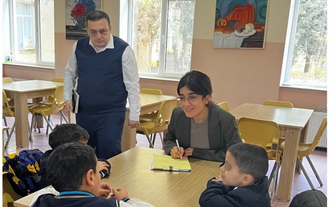 Ombudsmanın Milli Preventiv Qrupu Sumqayıtda internat tipli gimnaziyada monitorinqlər aparıb