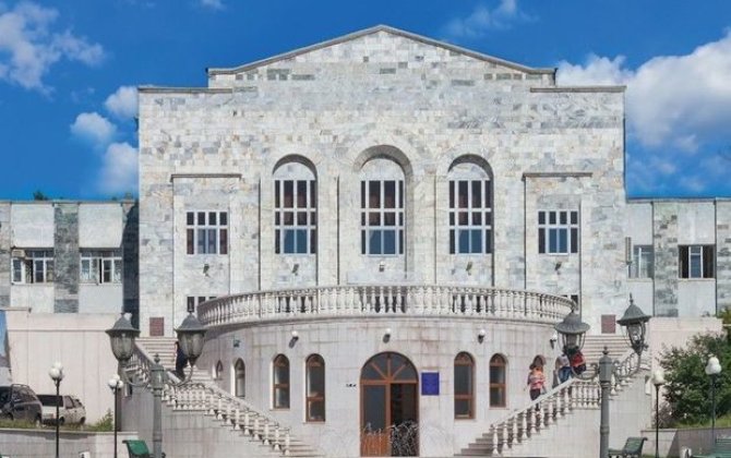 Xankəndidə yaradılacaq Qarabağ Universitetinin binasından görüntülər - VİDEO