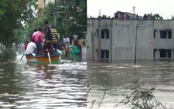 Hindistanda yağan yağışlar yeddi nəfərin ölümünə səbəb olub - VİDEO