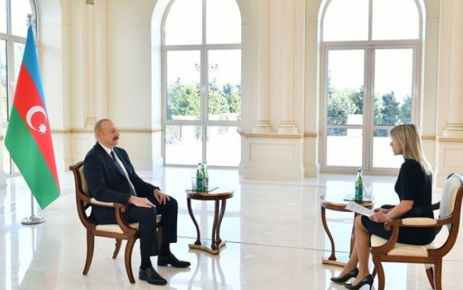 Президент Азербайджана Ильхам Алиев дал интервью телеканалу Euronews - ОБНОВЛЕНО + ВИДЕО