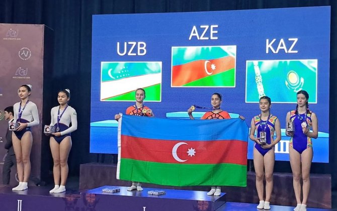 Azərbaycan gimnastları Özbəkistandakı turnirdə çempion olublar - FOTO