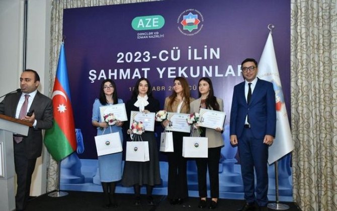 2023-cü ildə uğur qazanan şahmatçılarımıza mükafatlar təqdim olunub - VİDEO