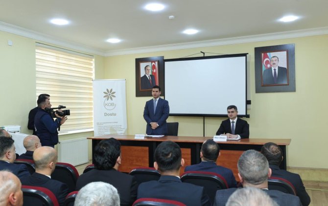 Lerikdə sahibkarlarla görüş keçirildi, KOB dostu rayonun biznes ictimaiyyətinə təqdim edildi - FOTO