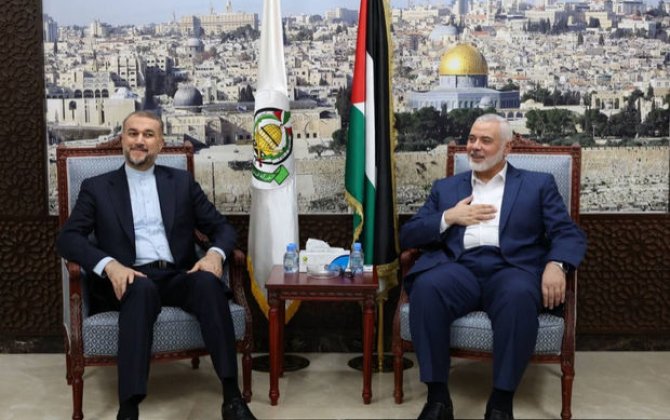 İranın XİN başçısı Qətərdə HƏMAS-ın rəhbəri ilə görüşüb - VİDEO