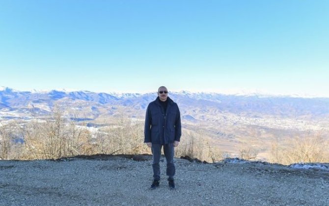 Prezident Xocalının Dağdağan kəndində olubxa0- YENİLƏNİB + FOTO