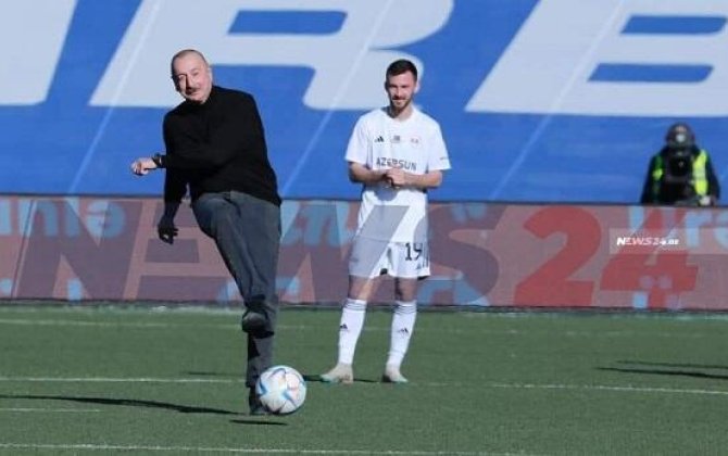 “Prezident Xankəndi stadionundakı çıxışı və topa toxunuşu ilə bizi də, idman tariximizi də qürurlandırdı”