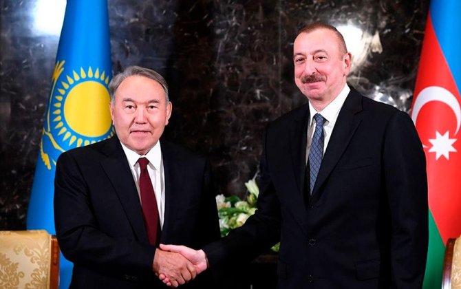 Nursultan Nazarbayev İlham Əliyevi təbrik edib