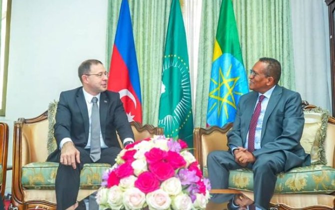 Azərbaycanın Efiopiyadakı yeni səfiri etimadnaməsini təqdim etdi - FOTO