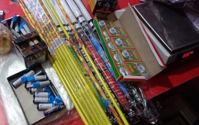 Göyçayda pirotexniki vasitələrin satışını təşkil edən 3 nəfər məsuliyyətə cəlb edilib