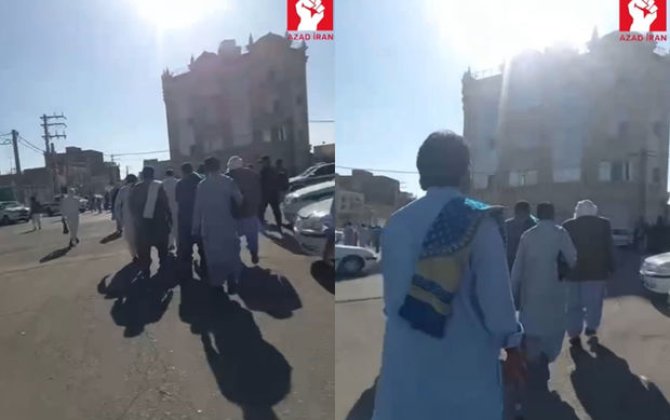 İranda Zahidan şəhərinə təhlükəsizlik qüvvələri yeridildi: Şəhərin ətrafını mühasirəyə alıblar - VİDEO
