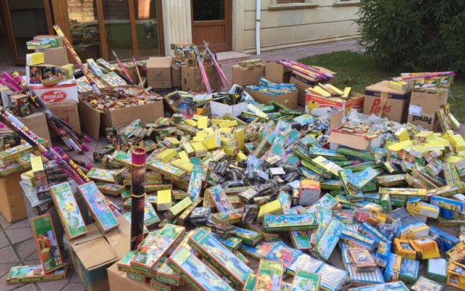 Göyçayda mağazada pirotexniki vasitələr satan şəxs müəyyəb edilib