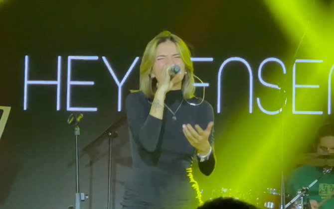 Heybensena Bakıda sevənlərini coşdurdu - VİDEO