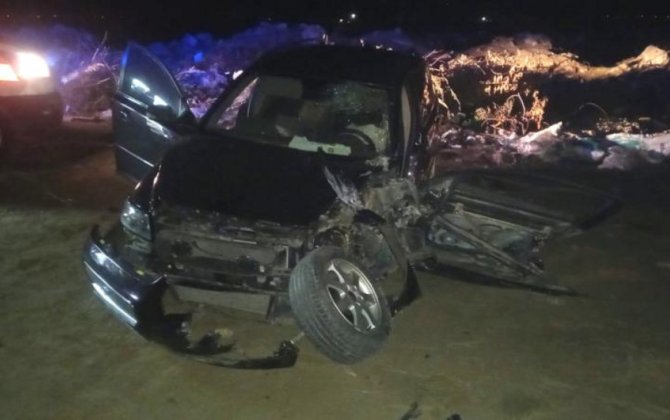 Mikroavtobusla avtomobil toqquşub, 5 nəfər yaralanıb