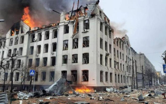 Ukraynanın atəşə tutulması nəticəsində 5 nəfər ölüb, 129 nəfər yaralanıb