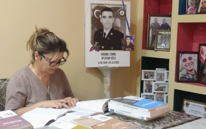 52 yaşında tələbə olan şəhid anası:xa0