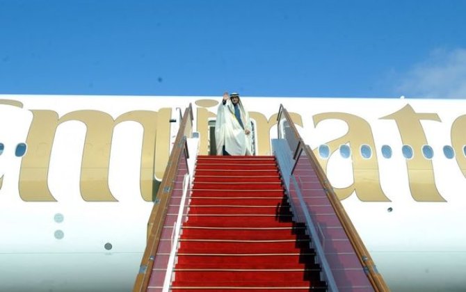 BƏƏ prezidentinin Azərbaycana rəsmi səfəri başa çatdı - FOTO