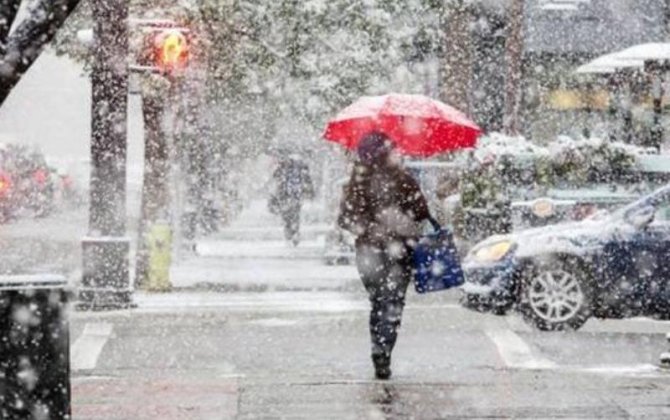 Sabah Bakıda sulu qar yağacaq