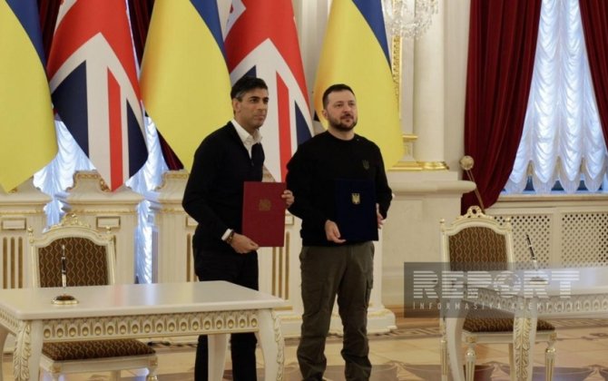 Ukrayna və Britaniya təhlükəsizlik barədə saziş imzalayıblar